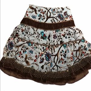 Lane Bryant size 18 cut out velvet skirt.